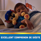 PAW Patrol - Peluche Chase Bedtime-Tenue rÉversible : chase porte son uniforme de police emblématique et une jolie casquette. ouvrez la fermeture velcro et retournez la tenue pour mettre chase en pyjama à l'heure du coucher.