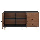 Modway - Nexus Buffet d’armoire de rangement - Noyer noir-8