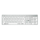 Adesso - AKB-730UW USB-C Clavier à commutateur à ciseaux multi-OS avec raccourci clavier CoPilot AI, USB-C/USB-A-Disposition des touches : disposition américaine à 112 touches