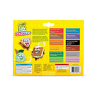 Crayola - Marqueurs à pointe oblique Silly Scents Smash-Ups, jeu de 12-Marqueurs lavables : Ces marqueurs lavables à pointe oblique se lavent de la peau et de la plupart des vêtements lavables.