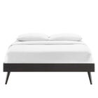 Modway - Margo Bois Cadre complet de plate-forme, Noir-Capacité de poids : 600 lb