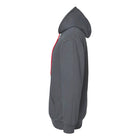 Cool Canuck - sweatshirt à capuche gris avec broderie rouge Canada, taille 2XL-50 % coton / 50 % polyester