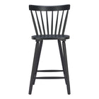 Zuo - Tyce Tabouret de comptoir - Noir - Ensemble de 2-Repose-pieds ergonomique et confortable