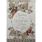 Rosedale Gold - Cartes de souhaits Mariage avec enveloppes – 5-1/2 po x 8 po – Cœurs scintillants – paquet de 6-Cartes de souhaits qualité boutique