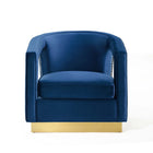 Modway - Frolick Performance Velvet Fauteuil - Marine-8