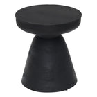Zuo - Sage Table d’appoint - Noir-Dimensions: 15,9 po L x 15,9 po L x 18,1 po H
