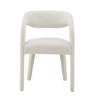 Modway - Pinnacle Boucle Tapis Chaise à manger Ensemble de 2 - Ivoire-9