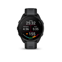 Garmin - Forerunner 165 - Noir/Gris Ardoise-Visualisez toutes vos données sur un superbe écran tactile AMOLED doté de boutons de commande traditionnels