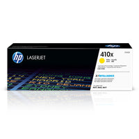 HP – Cartouche de toner LaserJet jaune à rendement élevé d’origine 410X (CF412X)-Cartouches de toner HP 410X compatibles avec les modèles : HP Color LaserJet Pro M377, M452, M477