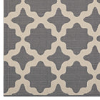 Modway - Cerelia Treillis marocains intérieurs et extérieurs Tapis de 5 pi l x 8 pi L - Gris et beige-Polypropylène 100% doux