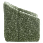 Modway - Vivi Chenille Rembourré Chaise d’accent - Basil-Glissements au pied sans marquer