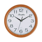 Swingline - Horloge Murale Ronde De 12 po, Grain De Bois-Idéale pour tous les décors, cette horloge murale de 12 po au style fonctionnel affiche un fini stylé en faux-bois qui accentue tout décor traditionnel ou modern