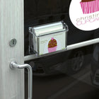 Deflecto - Porte-cartes d’affaires d'extérieur Grab-A-Card  - transparent-Breveté