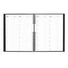 Brownline - 2027 agenda hebdomadaire CoilPro avec couverture rigide imitation lézard – 11 po x 8 1/2 po – noir-100 % de papier recyclé post-consommation