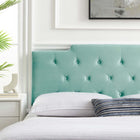 Modway - Juliet Touffe Performance Velvet Tête de lit King/King de Californie, Monnaie-Rembourrage en mousse dense