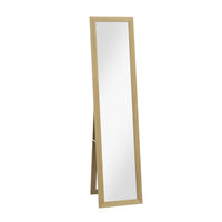HOMCOM - Miroir pleine longueur - 14,6 po l x 61,8 po H - marron-Miroir pleine taille pour montrer votre look complet 