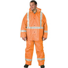 SCN Industrial - Vêtements De Pluie Pour La Circulation Tornado, Pvc, Grand, Orange Haute Visibilité, paquet de 3-Couleur Orange haute visibilité