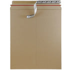 Jam Paper - Enveloppes d'expédition pour photos, kraft, 12 3/4 po x 15 po, avec fermeture à languette détachable, brun-Format : 12 3/4 po x 15 po