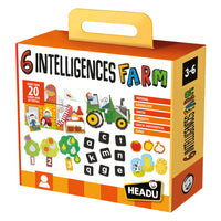 Headu - 6 Intelligences Jeux et activités à la ferme - Ensemble de 72-Apprentissage du premier mot
