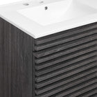 Modway - Render Fixation murale de 48" Vanette de salle de bain - Blanc charbon-9