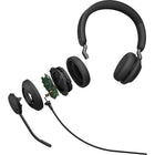 Jabra - Casque supra-auriculaire filaire mono USB-C Evolve2 40 SE avec câble d'extension - Unified-7