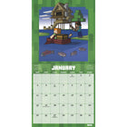 DateWorks - 2026 Mini Calendrier Mural 16 Mois - 7 po x 7 po - Minecraft - Anglais -Septembre 2025 - Décembre 2026
