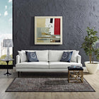 Modway - Westia Vintage turc orné Tapis de comédie 8 pi l x 10 pi L - Brun foncé et bleu argenté-Protéger les planchers de la circulation ou des meubles