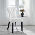 Modway - Silhouette Restauration Fauteuil d’appoint - Blanc-Rembourrage en mousse dense pour le confort