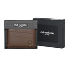 Club Rochelier - Portefeuille mince pliable pour homme avec carte d'identité amovible - Brun-9