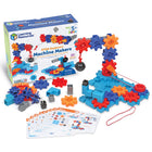 Learning Resources - Les explorateurs STEM et les fabricants de machines - Lot de 60-Résolvez les défis STEM : les enfants construisent leurs propres machines tournantes et torsadées tout en résolvant les 9 défis STEM de ce jouet de construction STEM !