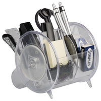 JAM Paper - Ensemble de fournitures de bureau  - 5 x 5 x 5 - rond - transparent-Couleur : Transparent