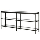 Hudson&Canal - Console Alexis 64" L - Bronze noirci-La table a une capacité de poids de 50 lb