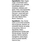 Mini Melts - BIG Boules de Sorbet Cerise, 72 mL, 12 pièces-Sans gluten et sans lactose