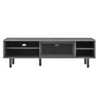Modway - Kurtis 60 po Meuble TV, Fusain-Capacité de poids : 200 lb.