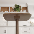 HOMCOM - table à manger carrée 27,6 po avec plateau effet bois pour 4 personnes - brun foncé-Convient à divers environnements, y compris les cuisines et les salles à manger 
