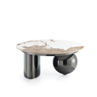 Manhattan Comfort - Table basse Laurel moderne et glamour 80 cm (31,49 po) - Noir-Assemblage à domicile requis Tout le matériel inclus