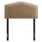 Modway - Cosette Performance Velvet Tête de lit taille jumelle, Taupe-Amorti en mousse dense