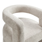 Modway - Jaylin Rembourré Chenille Chaise d’accent - Gris colombe-8