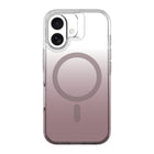 AXS - Crystal Shield Étui D3O fabriqué avec du plastique recyclé MagSafe compatible pour Apple iPhone 16 - Nu Dégradé Dégradé-Protection anti-UV pour afficher clairement le design original de votre cellulaire
