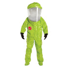 DuPont – Combinaison de protection personnelle encapsulée Tychem TK niveau A, écran très large, M (TK554T-M)-Couleur : Jaune lime/Jaune