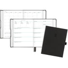 AT-A-GLANCE - Agenda hebdomadaire/mensuel Foundation non daté - 8 1/4 po H x 5 3/4 po l - Noir - Anglais-Format des pages : 8 1/4 po H x 5 3/4 po l