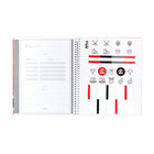 Hilroy - Cahier primaire Hockey Canada – 10 ½ po H x 8 ⅝ po l – Rouge/Noir-Page de planification (horaire) 