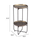 Zuo - Bronson Table d’appoint décorative - Bronze-6