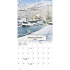 DateWorks - 2026 Calendrier Mural 16 Mois - 12 po x 12 po - Saisons - Bilingue -Septembre 2025 - Décembre 2026