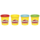 Play-Doh - Pâte à modeler - paquet de 4 pots - Assorti-Jeu Sensoriel Et Pratique : Des couleurs amusantes, une texture irrésistiblement moelleuse et l’odeur classique de la pâte à modeler Play-Doh ne sont que quelques-unes des raisons pour lesquelles c’est un jouet préscolaire très apprécié des enfants de 2 ans et plus