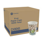 Dixie - Gobelet pour boisson chaude enveloppé de papier isolé PerfecTouch - 8 oz - Paquet de 1000-Capacité : 8 oz
