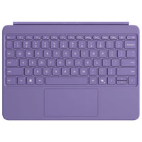 Microsoft - Clavier Surface Pro 12 pouces - anglais - Violet-La polyvalence de niveau supérieur se trouve dans le clavier parfait et haut de gamme, doté d’un grand pavé tactile en verre et de la nouvelle touche Copilot pour la puissance de l’IA à portée de main. Un plateau de rangement intégré pour stylo Surface Slim offre une recharge sécuritaire et facile.