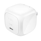 Belkin - Chargeur mural Boost Charge 65 W avec câble USB Type-C - Blanc-Un seul port USB-C avec alimentation USB, compatible avec les ordinateurs portables, les tablettes et les téléphones