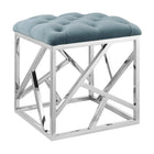Modway - Intersperse Ottoman - Bleu de mer-Ottoman moderne de lit ou de salon
