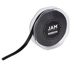 JAM Paper - Ruban de satin double face - 3/8" de large x 25 m - Noir-Couleur: Noir